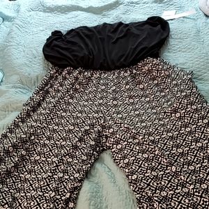 Olivia Matthews Black and White Jumpsuit